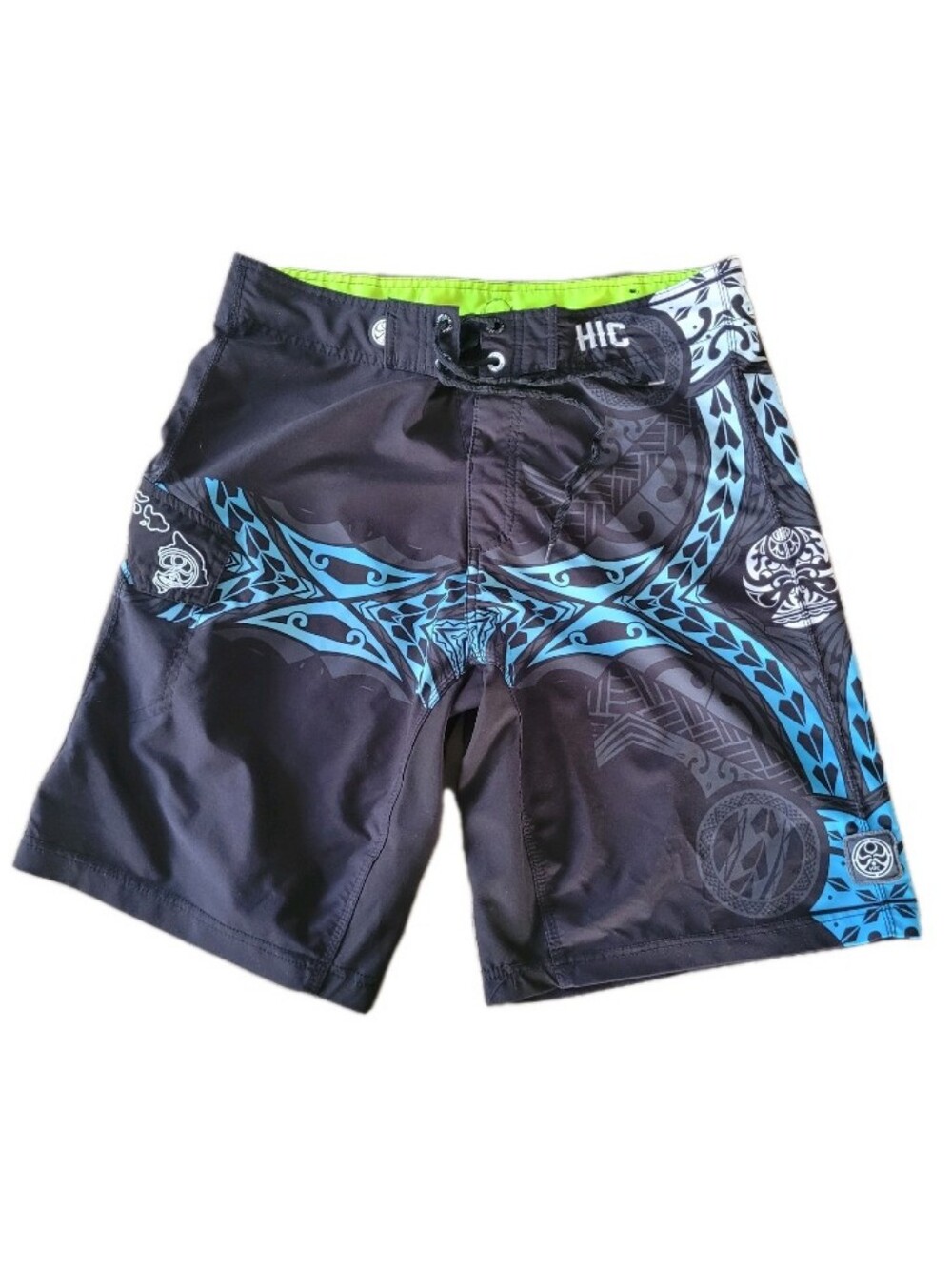 Hawaiian Island Creations (HIC) Kanaha 8 Way Stretch Boardshorts Size 34 Surf